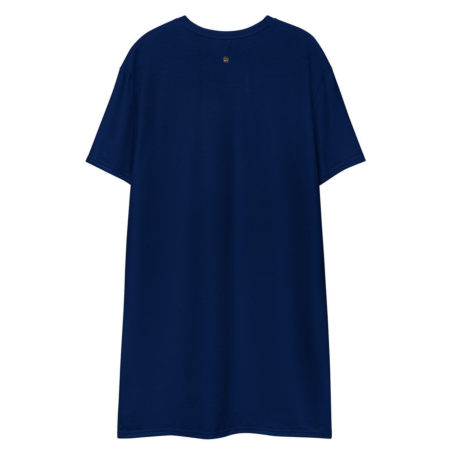 USA Dark Blue T-Shirt Dress for Women - Ladies Navy Blue 4th of July Casual Oversized Tee Dress - Plus Sizes