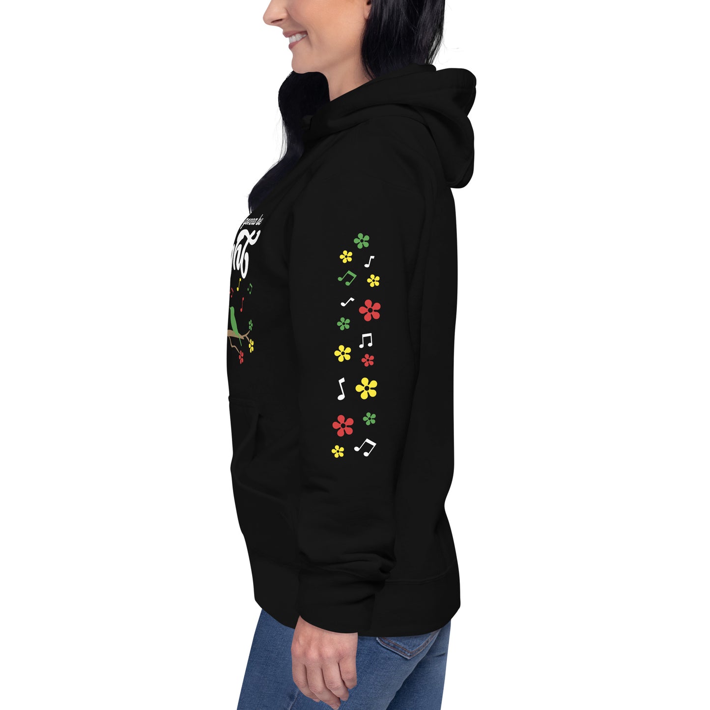 Women's Hoodie - Every Little Thing Is Gonna Be Alright Ladies Hooded Sweatshirt - Cute Graphic Hoodies - Plus Sizes