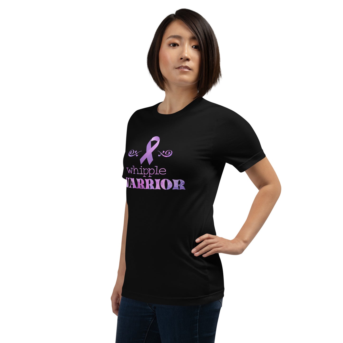 Whipple Warrior Women's T-Shirt Design-Pancreatic Cancer Whipple Surgery Awareness Tee for Ladies