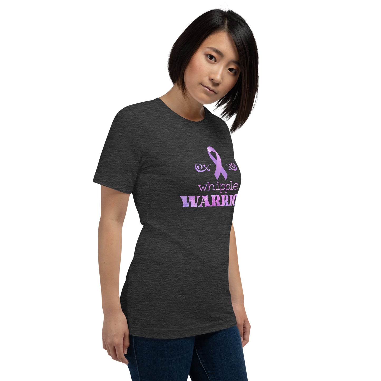 Whipple Warrior Women's T-Shirt Design-Pancreatic Cancer Whipple Surgery Awareness Tee for Ladies