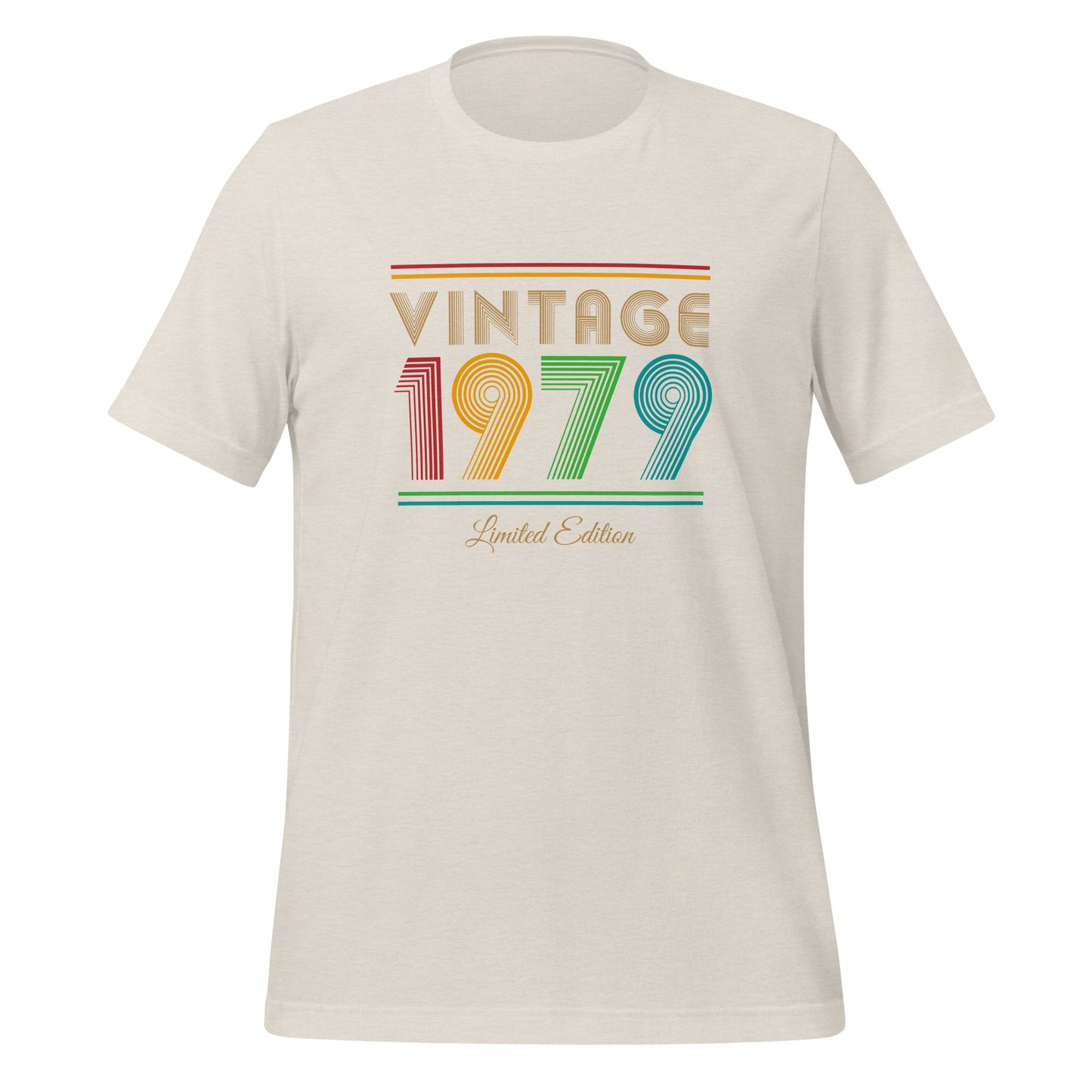 Vintage 1979 Limited Edition Tee Design for Women, Birthday Gift for Her, Ladies Short Sleeved Retro 1970s Shirt, Unisex Fit Style