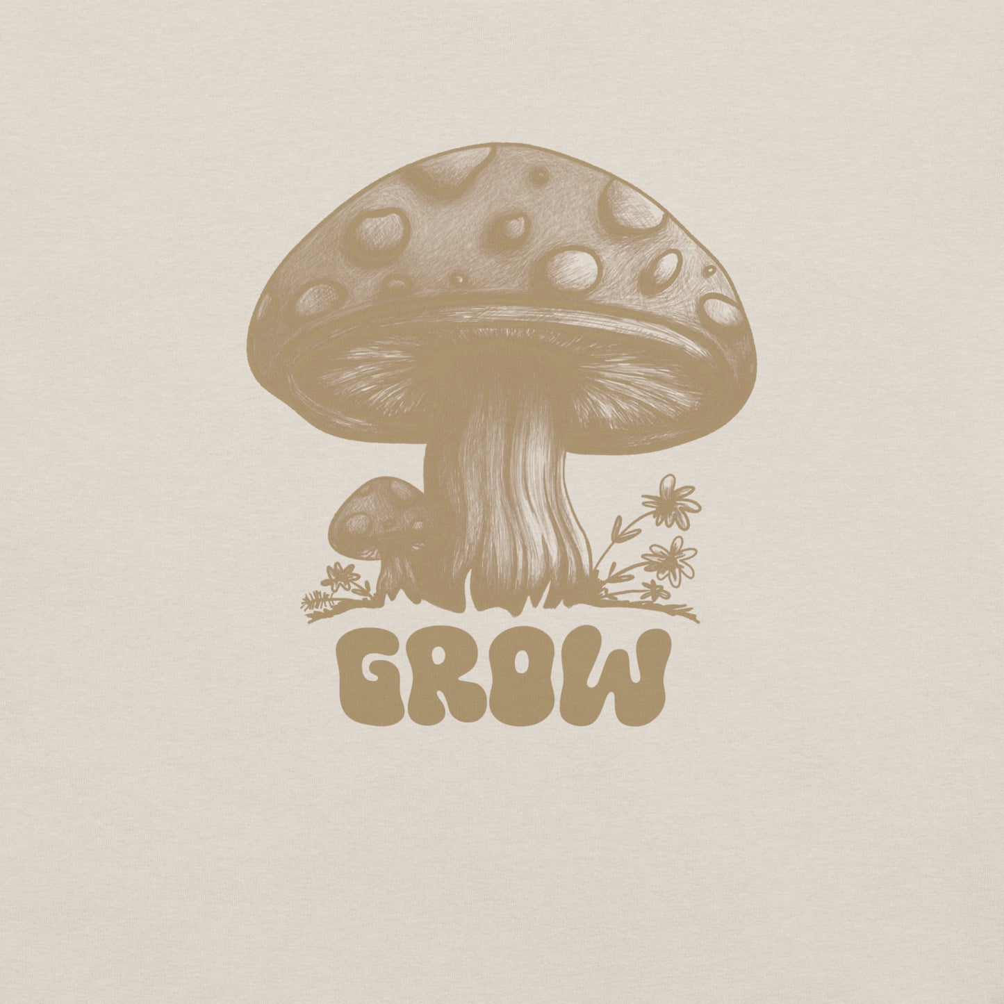 Mushroom Cute Soft Graphic T Shirt for Women - Ladies Tee Groovy Colorful Plus Sizes S-4XL