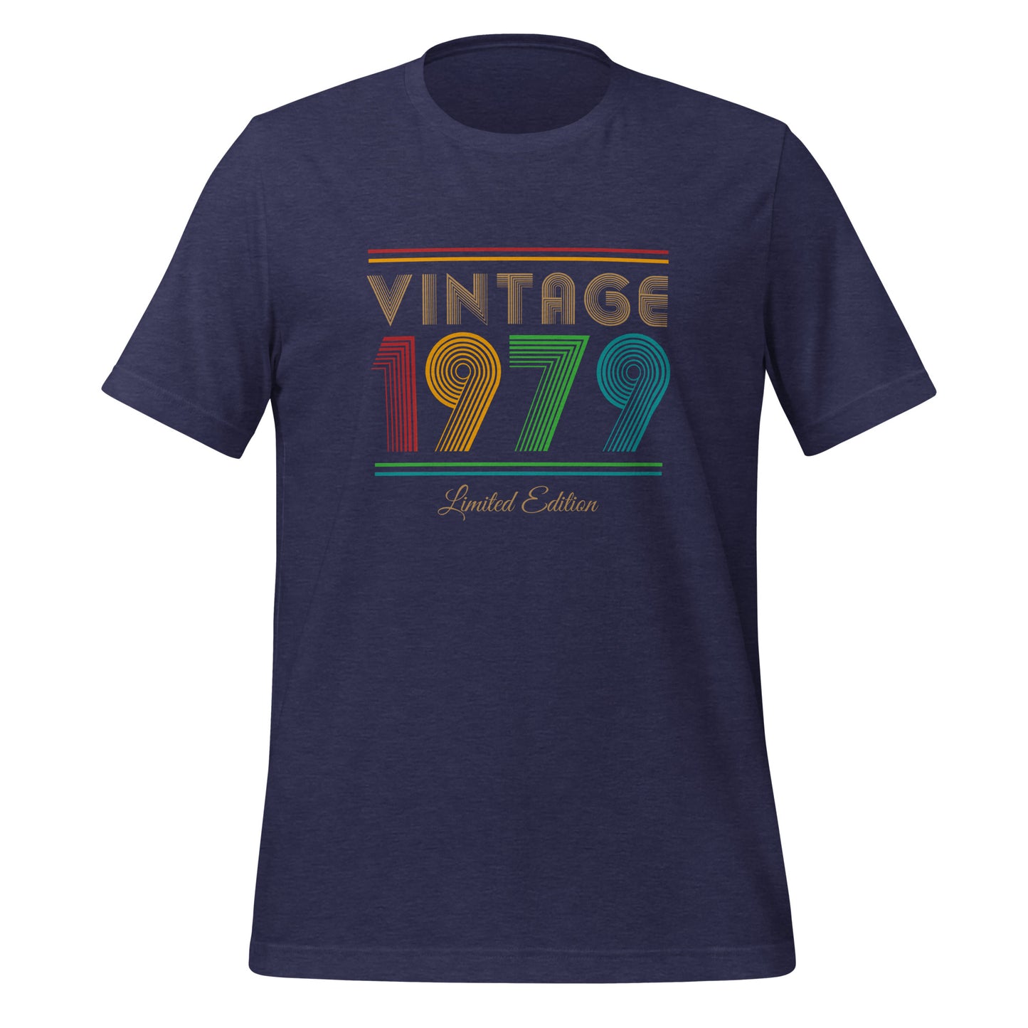 Vintage 1979 Limited Edition Tee Design for Women, Birthday Gift for Her, Ladies Short Sleeved Retro 1970s Shirt, Unisex Fit Style