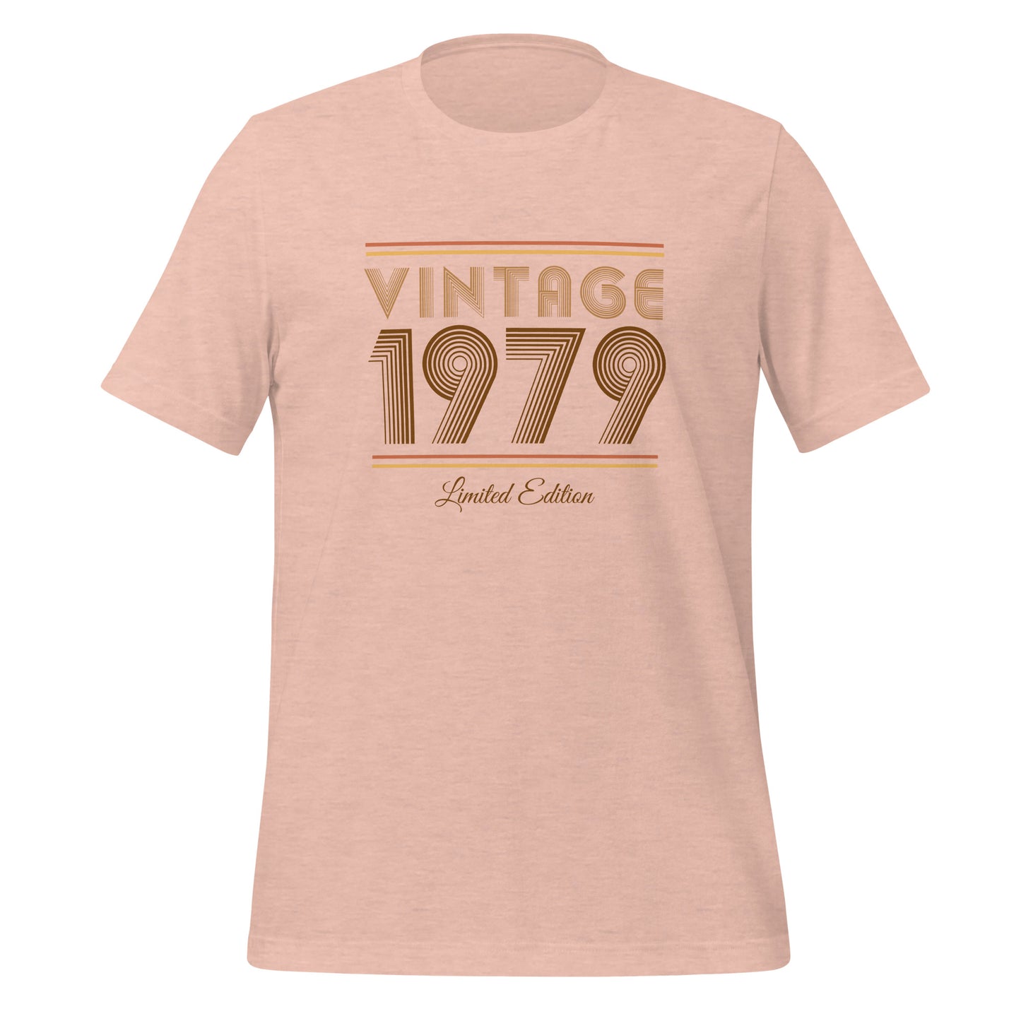 Vintage 1979 Limited Edition Tee Design for Women, Birthday Gift for Her, Ladies Short Sleeved Retro 1970s Shirt, Unisex Fit Style