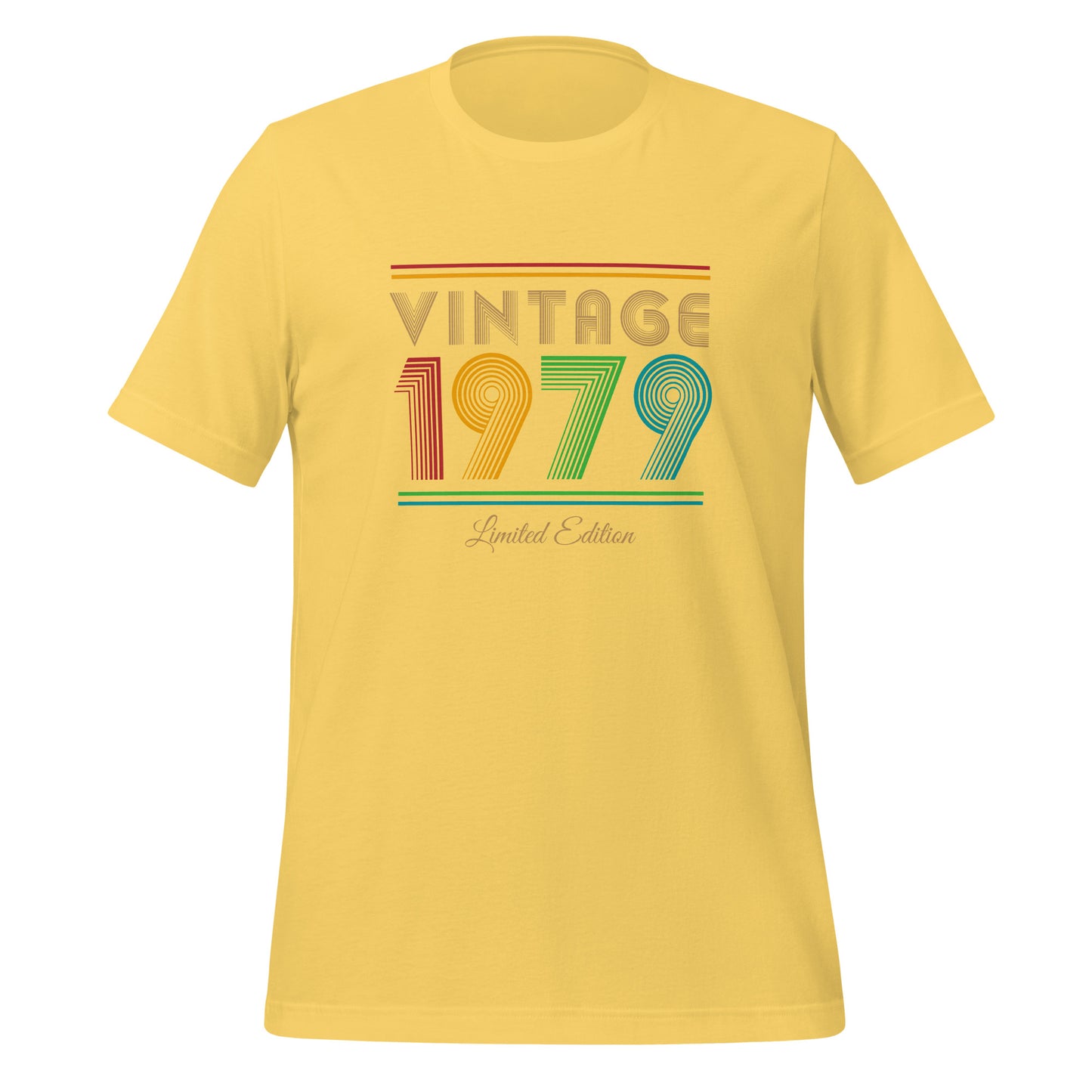 Vintage 1979 Limited Edition Tee Design for Women, Birthday Gift for Her, Ladies Short Sleeved Retro 1970s Shirt, Unisex Fit Style